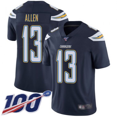 Los Angeles Chargers NFL Football Keenan Allen Navy Blue Jersey Men Limited  #13 Home 100th Season Vapor Untouchable